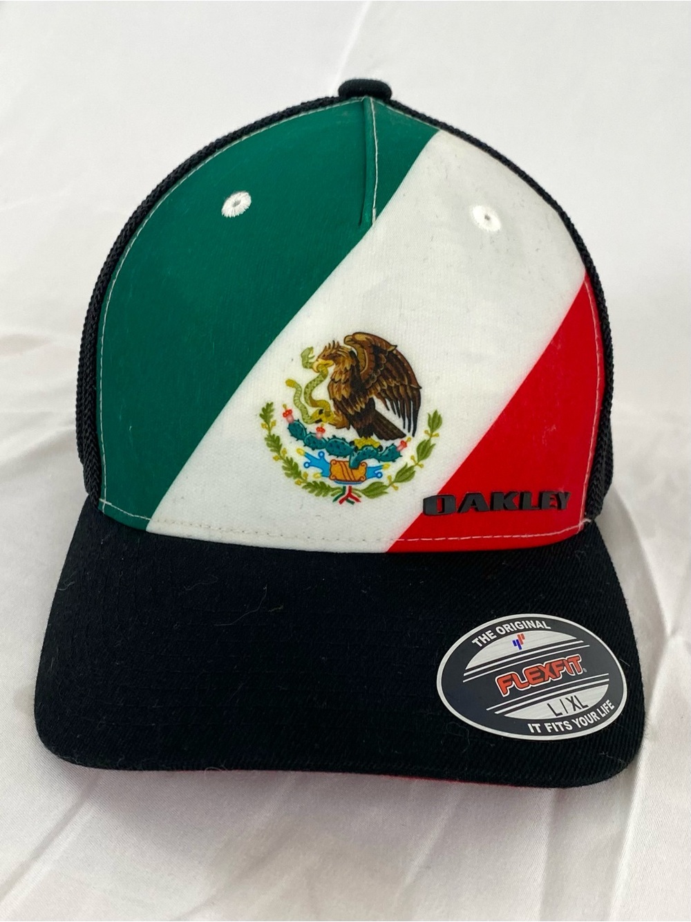 Oakley Mexican Flag Flex Fit Cap - Green White Red